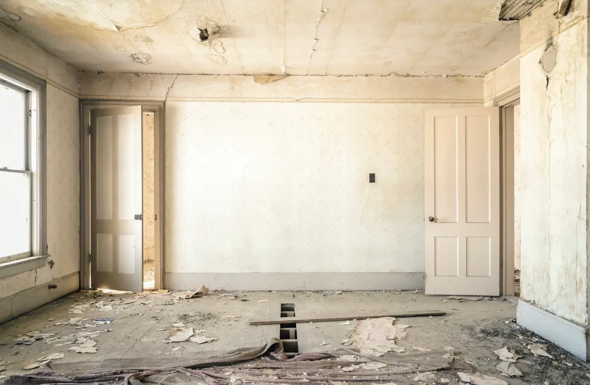 Waste disposal crew managing a cleanout project in Festus